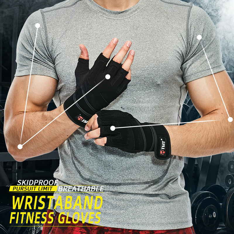 Wrist Wrap Fitness Gloves